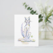Carte Postale Chat (Debout devant)