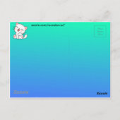 Carte Postale Chat (Dos)