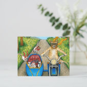 Carte Postale Chat 384 (Debout devant)