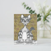 Carte Postale Chat 4 (Debout devant)