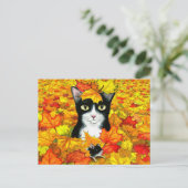 Carte Postale chat 447 (Debout devant)