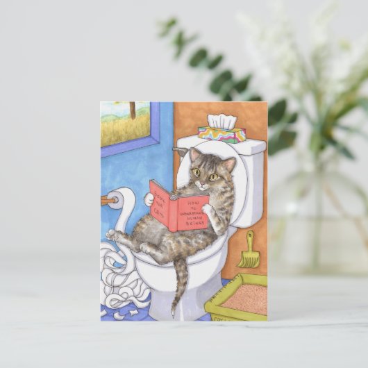 Carte Postale Chat 535 (Debout devant)