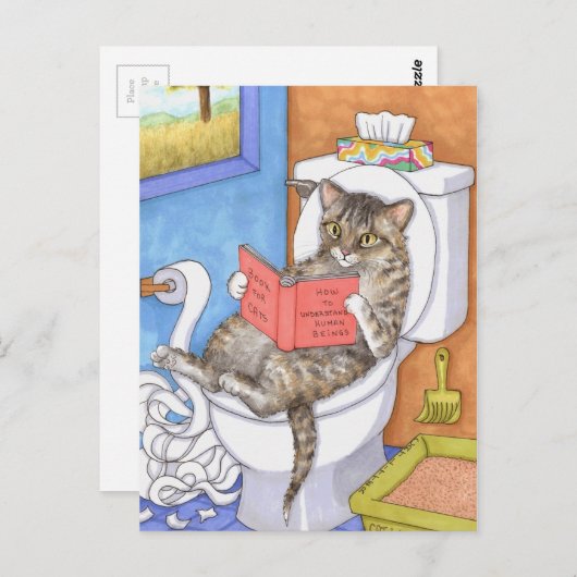 Carte Postale Chat 535 (Devant / Derrière)