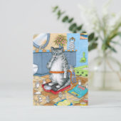 Carte Postale Chat 579 (Debout devant)