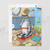 Carte Postale Chat 579 (Devant / Derrière)