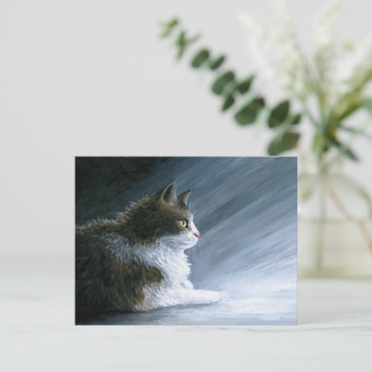 Carte Postale Chat 594 (Debout devant)