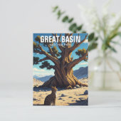 Carte Postale Chat à Great Basin Parc national du Nevada (Debout devant)