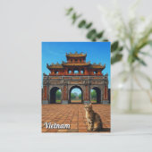 Carte Postale Chat à Hue Imperial City Viêt Nam Voyage (Debout devant)