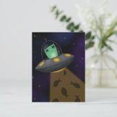 Carte Postale Chat Alien (Debout devant)