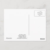 Carte postale Chat Aloof Siamese (Dos)