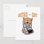 Carte Postale Chat Astro (Devant / Derrière)