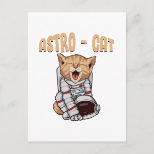 Carte Postale Chat Astro