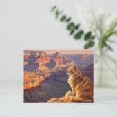 Carte Postale Chat au Parc national du Grand Canyon (Debout devant)