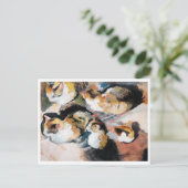 Carte Postale Chat, August Macke (Debout devant)