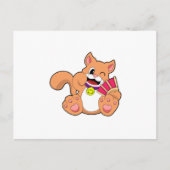 Carte Postale Chat avec Bell (Devant)