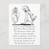 Carte Postale Chat avec Toothache Visite Dentiste (Devant)