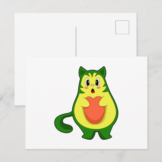Carte Postale Chat Avocat (Devant / Derrière)