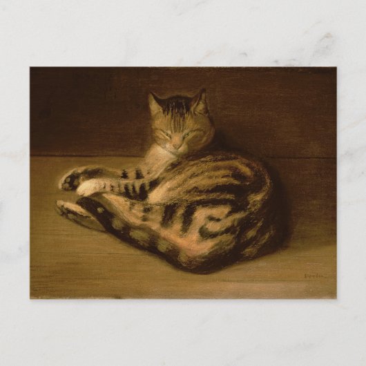 Carte Postale Chat baissier, 1898 (Devant)