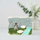 Carte postale Chat Berger (Debout devant)