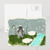 Carte postale Chat Berger (Devant / Derrière)