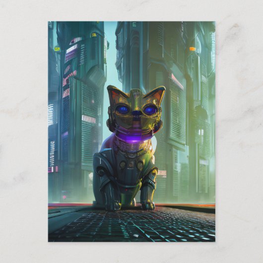 Carte postale Chat Bot 4000 (Devant)