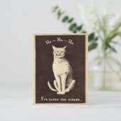 Carte Postale Chat canari vintage (Debout devant)