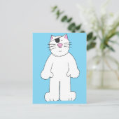 Carte Postale Chat-Cartoon pour chirurgie oculaire (Debout devant)