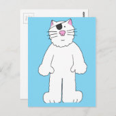 Carte Postale Chat-Cartoon pour chirurgie oculaire (Devant / Derrière)