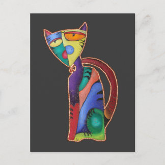 Carte Postale Chat céleste