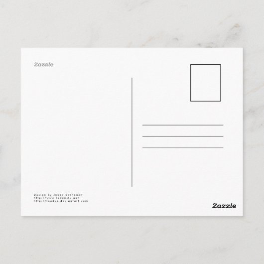 Carte Postale Chat celtique (Dos)