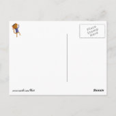 Carte Postale Chat Cool français (Dos)