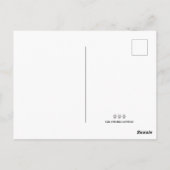 Carte Postale Chat d'Anniversaire Noir Joyeux avec une Cravate d (Dos)