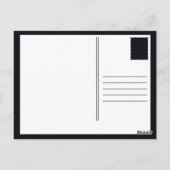 Carte Postale chat dans des champignons colorés (Dos)