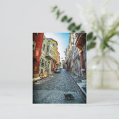 Carte Postale Chat dans la rue d'Istanbul (Debout devant)