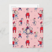 Carte Postale Chat Dans Le Casquette | Avec Motif pour enfants (Devant / Derrière)