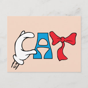 Carte Postale Chat dans le Casquette   Texte de la pièce