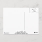 Carte Postale Chat dans le noir (Dos)