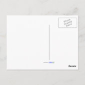 Carte Postale Chat dans un paysage étrange (Dos)