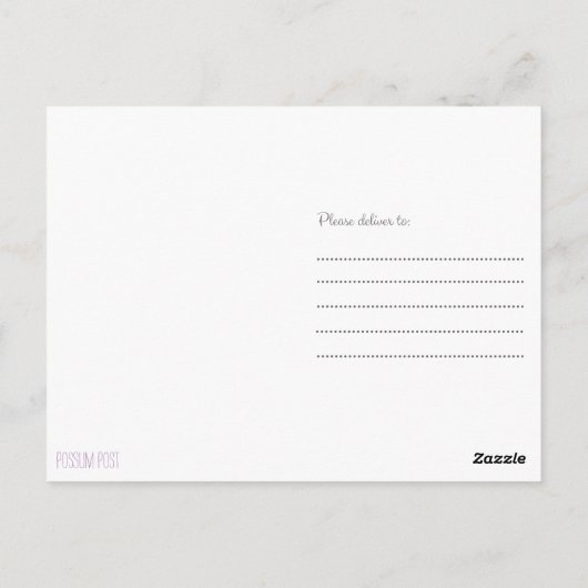 Carte Postale Chat Dapper (Dos)