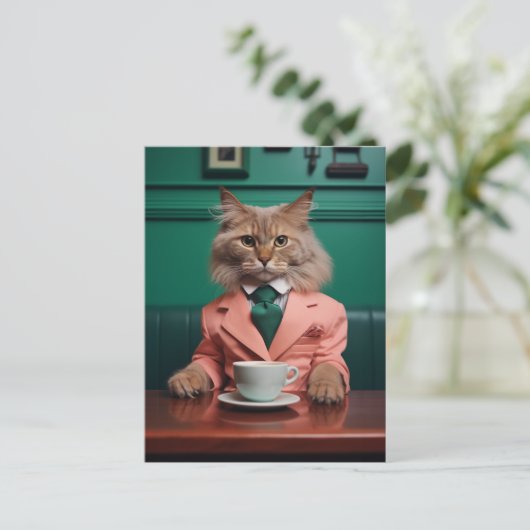 Carte Postale Chat de Bengale glamour (Debout devant)