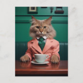 Carte Postale Chat de Bengale glamour (Devant)