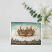 Carte Postale Chat de Cheshire (Debout devant)