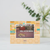 Carte Postale Chat de désobéissance civile (Debout devant)