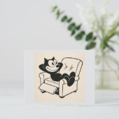 Carte Postale Chat de dessin (Debout devant)