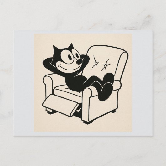 Carte Postale Chat de dessin (Devant)