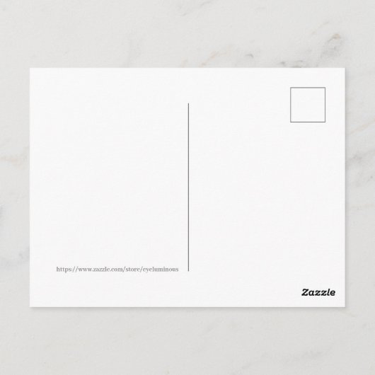 Carte Postale Chat de fin d'études (Dos)