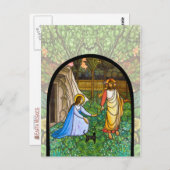 Carte Postale Chat de Fra Angelico (2) (Chat de Yeshua) (Devant / Derrière)