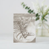 Carte Postale Chat de Kitty (Debout devant)