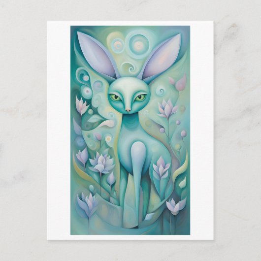 Carte Postale Chat de Lièvre (Devant)