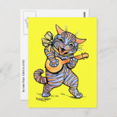 Carte Postale Chat de Louis Wain (Devant / Derrière)